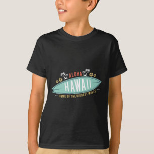 Aloha Hawaii Shirt Surfing Boys Gift Surfboard Haw