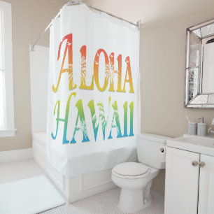 Aloha Hawaii Shower Curtain