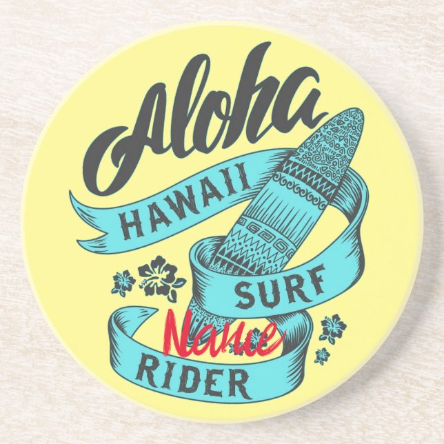Aloha Hawaii Surf Rider Thunder_Cove  Coaster (Front)
