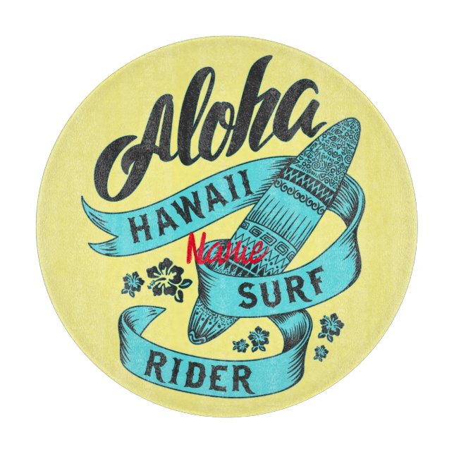 Aloha Hawaii Surf Rider Thunder_Cove  Cutting Board (Front)