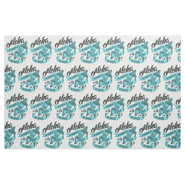 Aloha Hawaii Surf Rider Thunder_Cove Fabric (Fat Quarter)