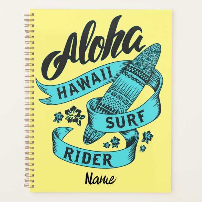 Aloha Hawaii Surf Rider Thunder_Cove  Planner (Front)