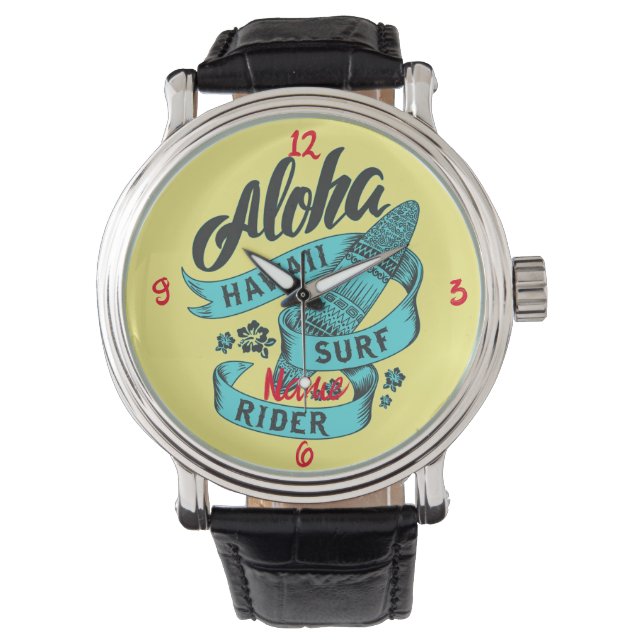 Aloha Hawaii Surf Rider Thunder_Cove Watch (Front)