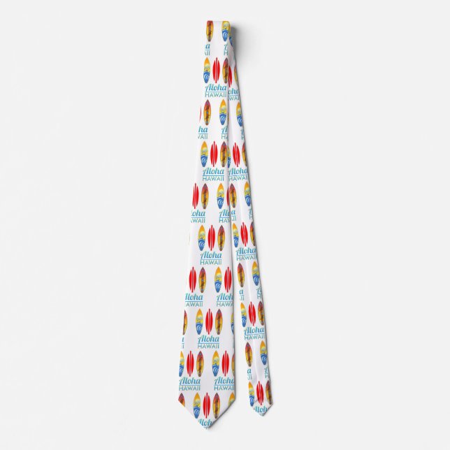 Aloha Hawaii Surfboards Tie (Front)