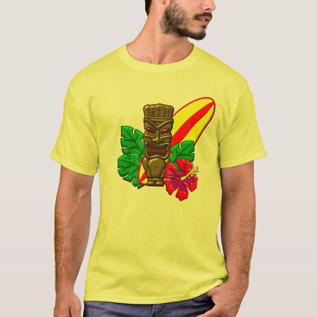 Aloha Hawaii Surfer T-Shirt (Front)