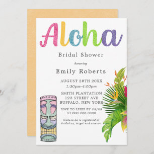 Aloha Hawaii Theme Bridal Shower