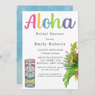 Aloha Hawaii Theme Bridal Shower