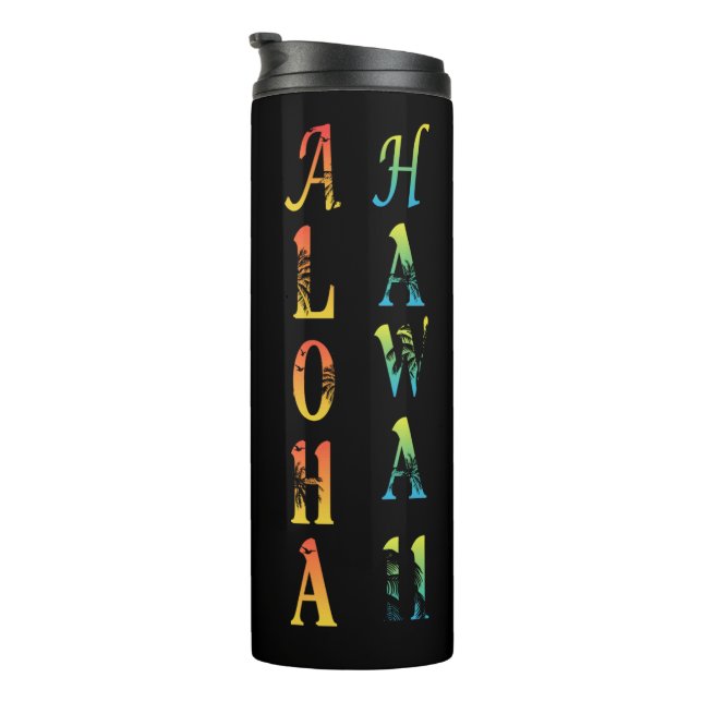 Aloha Hawaii Thermal Tumbler (Rotated Right)