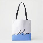 Aloha Hawaii! Tote Bag<br><div class="desc">Remember the days on the beach with the aloha tote!</div>