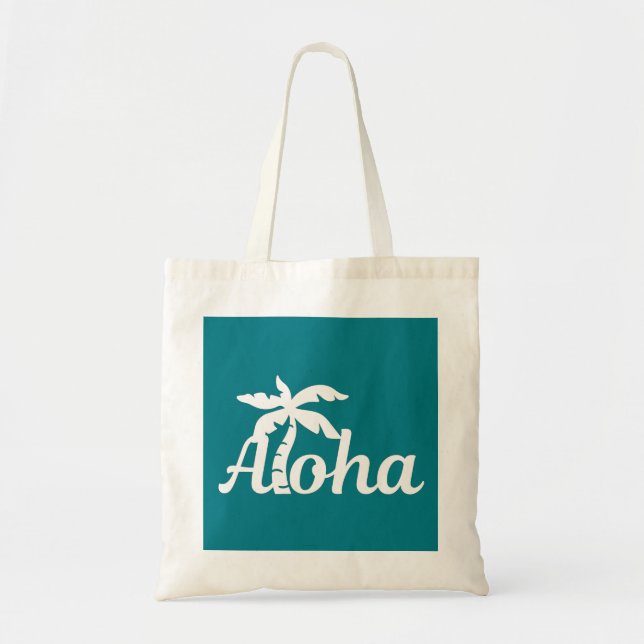 Aloha Hawaii Tote Bag (Front)