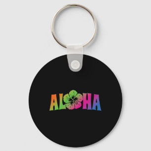 Aloha Hawaii Trip Summer Vacation Women Girls Beac Key Ring