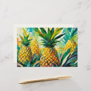 Aloha hawaii tropical art blank stationery