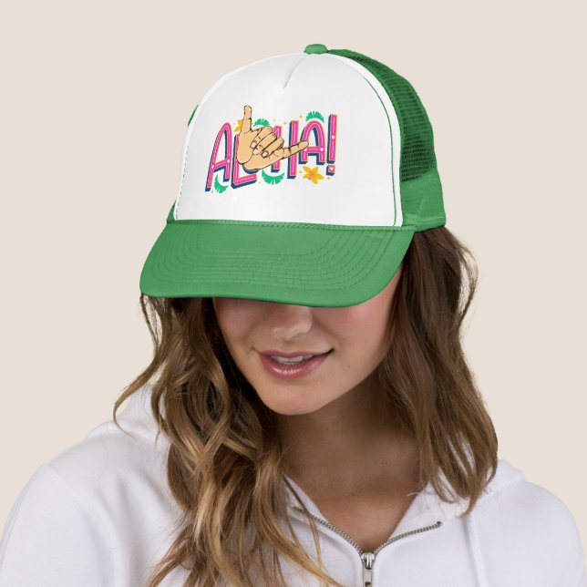 Aloha Hawaii Trucker Hat (In Situ)