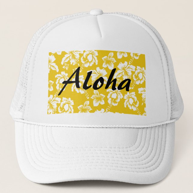 Aloha Hawaii Trucker Hat (Front)