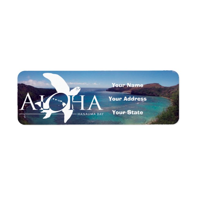 Aloha Hawaii Turtle and Hanauma Bay (Front)