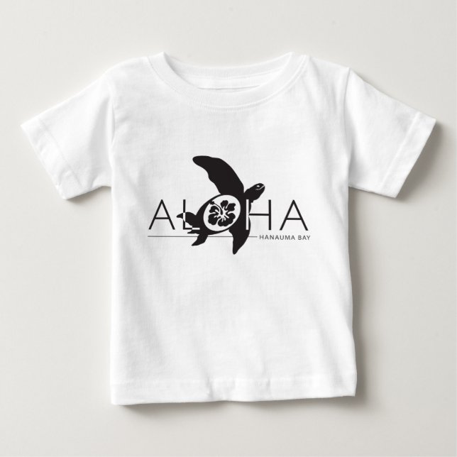 Aloha - Hawaii Turtle Baby T-Shirt (Front)
