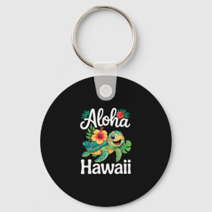 Aloha Hawaii Turtle Hawaiian Island Kids Men Women Key Ring