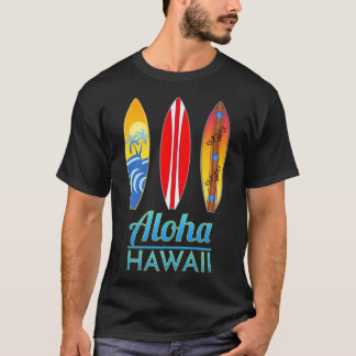Aloha Hawaii Vintage Retro Surfboards Surfing765 T-Shirt