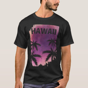 Aloha Hawaiian 1980s Throwback  80's Beach Summer T-Shirt