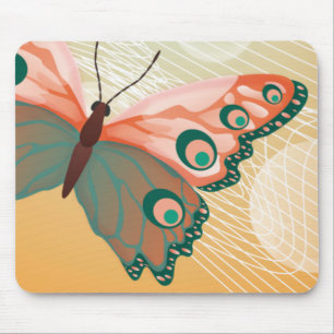 Aloha Hawaiian Butterfly Wedding Love Art Destiny Mouse Mat