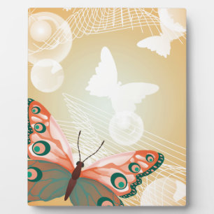 Aloha Hawaiian Butterfly Wedding Love Art Destiny Plaque
