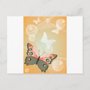 Aloha Hawaiian Butterfly Wedding Love Art Destiny Postcard