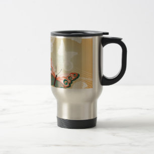 Aloha Hawaiian Butterfly Wedding Love Art Destiny Travel Mug