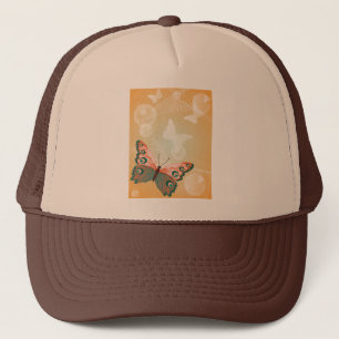Aloha Hawaiian Butterfly Wedding Love Art Destiny Trucker Hat