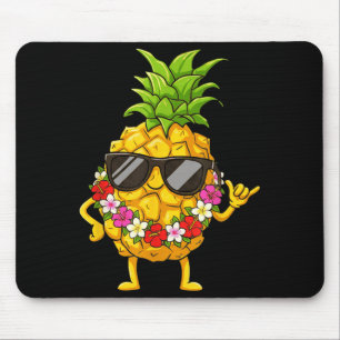 Aloha Hawaiian Cute Ne Shaka Hibiscus Kids Girls Mouse Mat