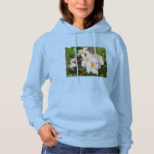 Aloha Hawaiian Frangipani Blossoms Bridal Shower Hoodie