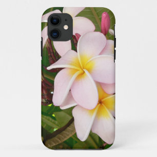 Aloha Hawaiian Frangipani Blossoms Plumerias iPhone 11 Case