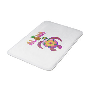 Aloha Hawaiian Honu Turtle Bath Mat