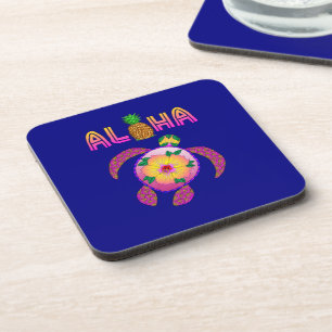 Aloha Hawaiian Honu Turtle Coaster