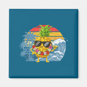 Aloha Hawaiian Pineapple Sign Hawaii Shaka Humor Magnet