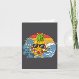 Aloha Hawaiian Pineapple Sign Hawaii Shaka Joke Card