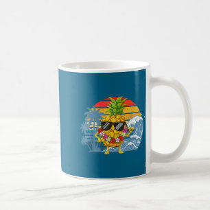 Aloha Hawaiian Pineapple Sign Hawaii Shaka Laugh Coffee Mug