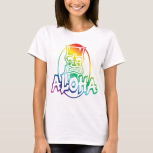 Aloha Hawaiian Rainbow  T-Shirt