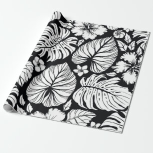 Aloha Hawaiian Shirt Seamless Background Pattern. Wrapping Paper