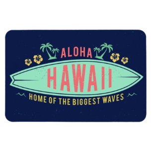 Aloha Hawaiian Surfer magnet