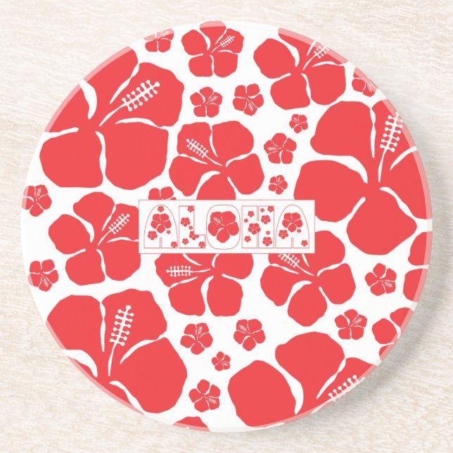 Aloha Hibiscus Coaster (Front)