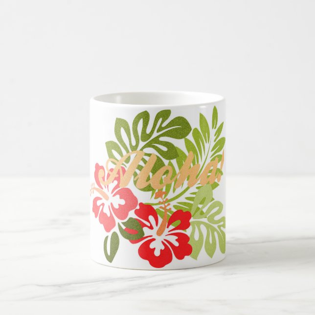 Aloha Hibiscus Coffee Mug (Center)