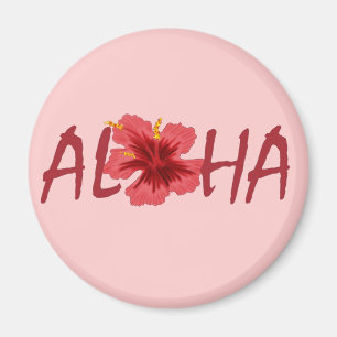 Aloha Hibiscus magnet