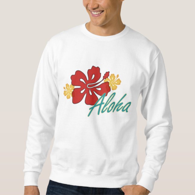 Aloha Hibiscus Sweatshirt (Front)