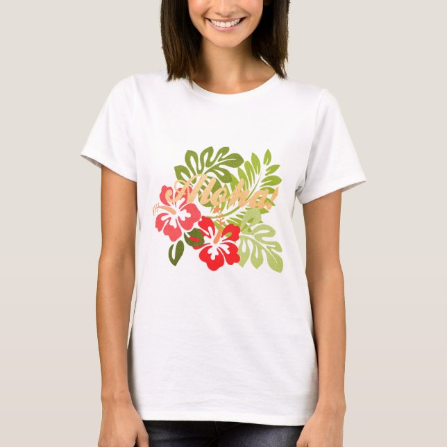 Aloha Hibiscus T-Shirt (Front)