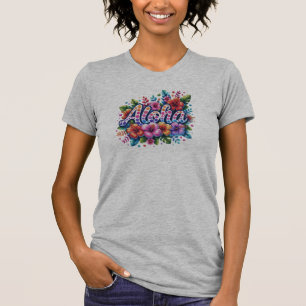 Aloha Hibiscus T-Shirt - Vibrant Summer Floral