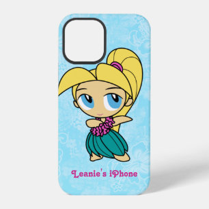 Aloha Honeys Blonde Hula Girl Hawaiian Hibiscus iPhone 12 Pro Case