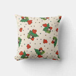 Aloha Honeys Christmas Hawaiian Hula Girl Cream Cushion