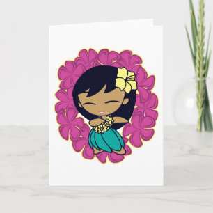 "Aloha Honeys" Greeting Cards in Fuchsia