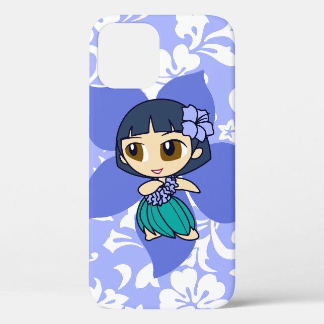 Aloha Honeys Hawaiian Peri Pareau Hula Girl  Case-Mate iPhone Case (Back)