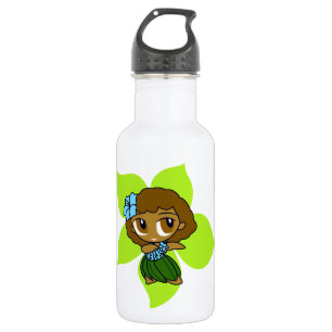 Aloha Honeys Hula Girl Hibiscus 532 Ml Water Bottle